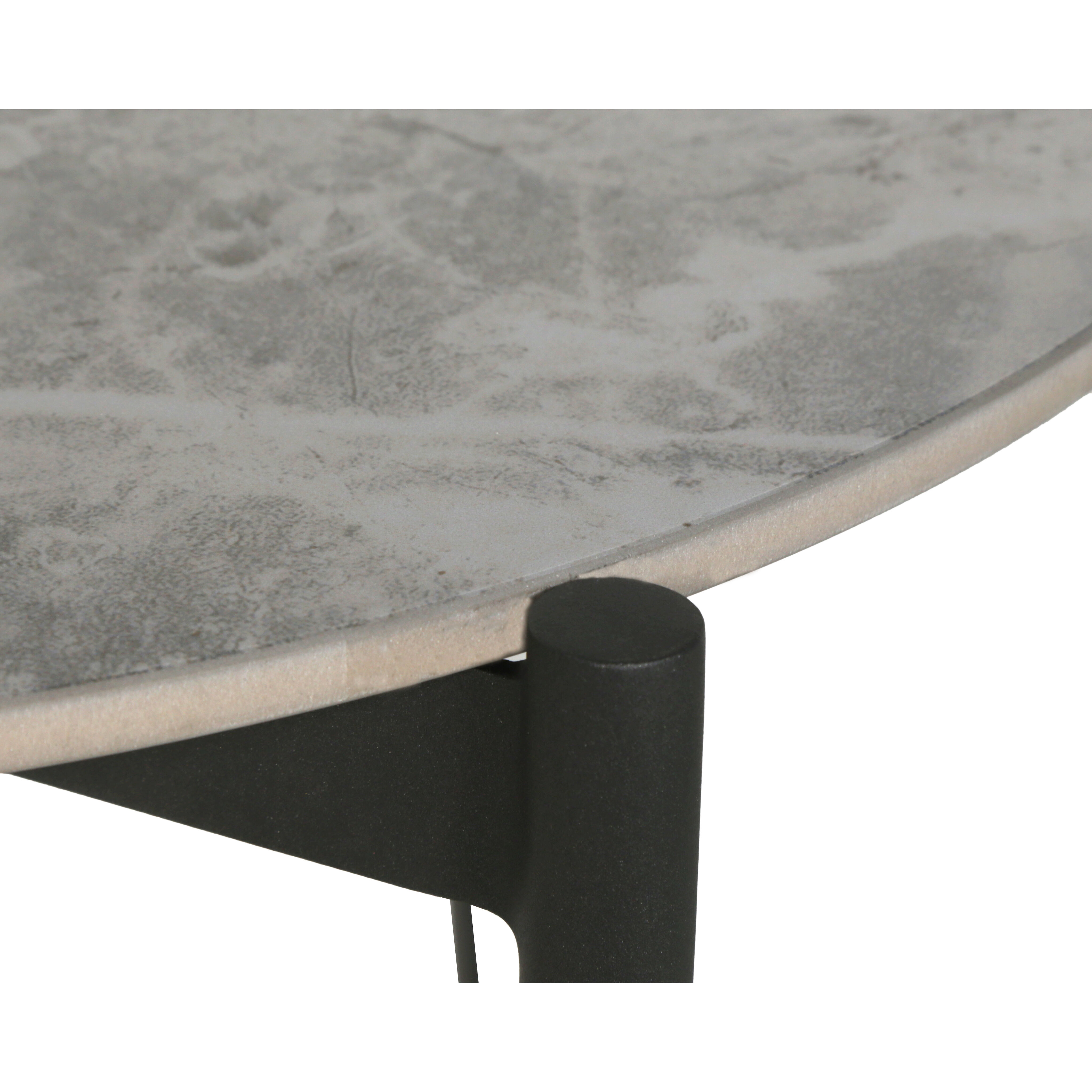 Amalfi 26 X 13.5 inch Grey Outdoor Coffee Table, Small